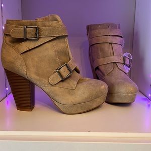 Nude Booties size 9